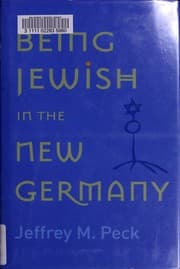 Tapa de Being Jewish in the new Germany