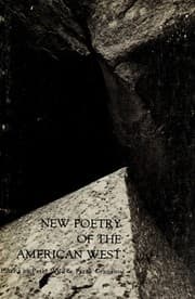 Tapa de New poetry of the American West