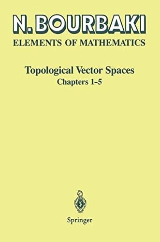 Tapa de Topological Vector Spaces