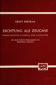 Tapa de Dichtung als Zeugnis
