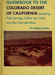 Tapa de Guidebook to the Colorado Desert of California