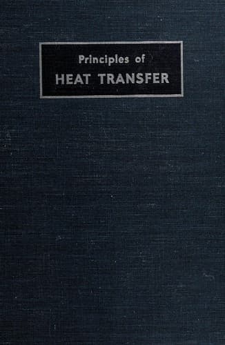 Tapa de Principles of heat transfer.