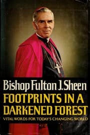 Tapa de Footprints in a darkened forest