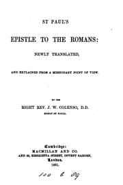 Tapa de St Paul's Epistle to the Romans: newly tr., and explained from a missionary point of view, by J ..