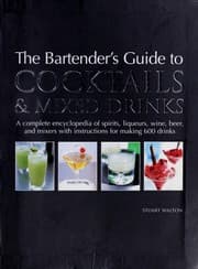 Tapa de The Bartender's Guide to Cocktails & Mixed Drinks