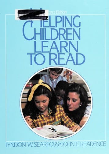 Tapa de Helping children learn to read