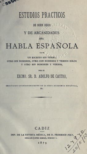 Tapa de Estudios practicos