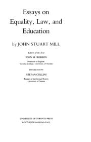 Tapa de Collected Works of John Stuart Mill