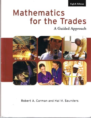 Tapa de Mathematics for the trades