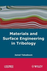 Tapa de Materials and surface engineering in tribology