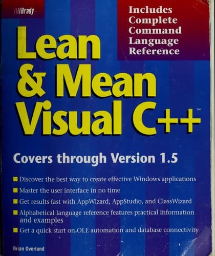 Tapa de Lean and meanVisual C [plus plus]
