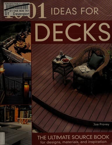 Tapa de 1001 ideas for decks