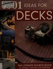 Tapa de 1001 ideas for decks