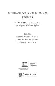 Tapa de Migration and human rights