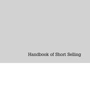 Tapa de Handbook of short selling