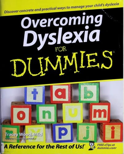 Tapa de Overcoming dyslexia for dummies