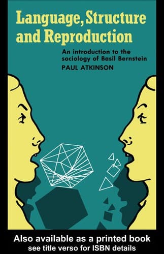Tapa de Language, structure and reproduction