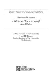 Tapa de Tennessee Williams's Cat on a hot tin roof