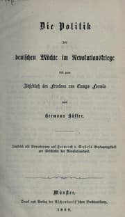 Tapa de Die Politik der deutschen Mächte im Revolutionskriege