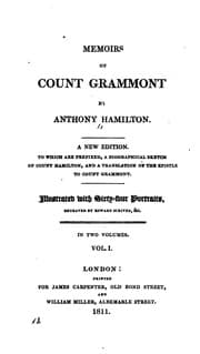 Tapa de Memoirs of Count Grammont