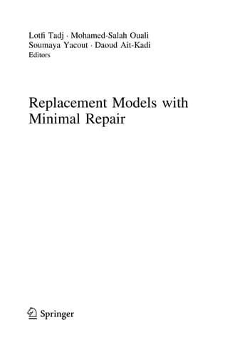 Tapa de Replacement Models with Minimal Repair