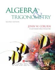 Tapa de Algebra and trigonometry