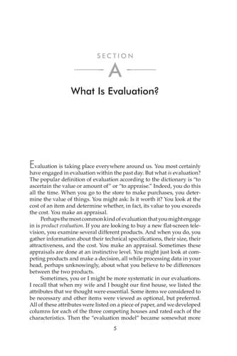 Tapa de Evaluation essentials from A to Z
