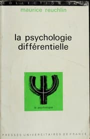 Tapa de La psychologie differentielle