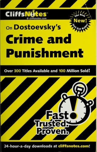 Tapa de Crime and Punishment Notes