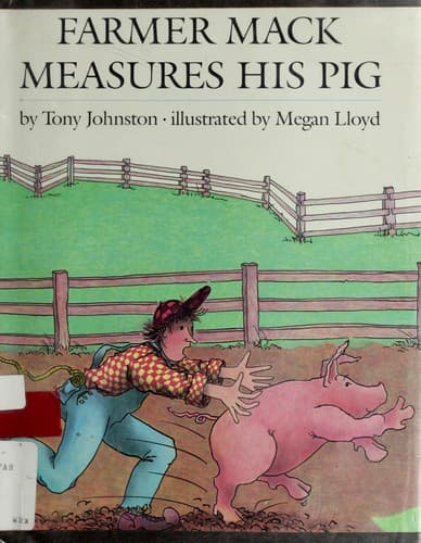 Tapa de Farmer Mack measures his pig