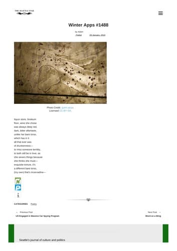 Tapa de Apparition Poem #1488