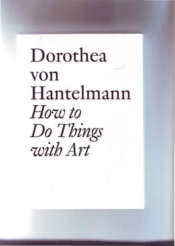 Tapa de How to do things with art