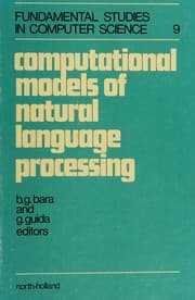 Tapa de Computational models of natural language processing