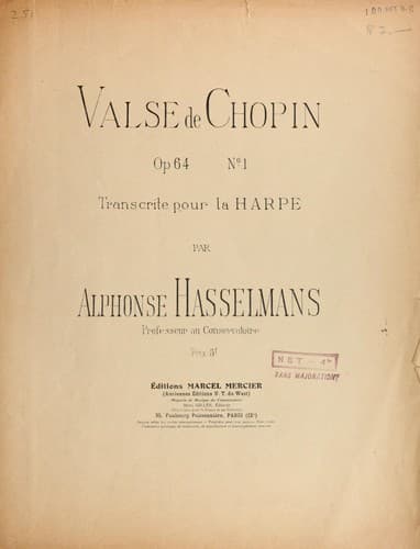 Tapa de Valse de Chopin