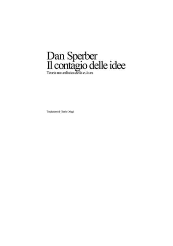 Tapa de Il contagio delle idee