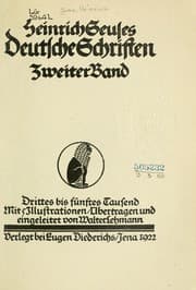 Tapa de Heinrich Seuses Deutsche Schriften
