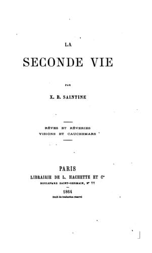 Tapa de La seconde vie