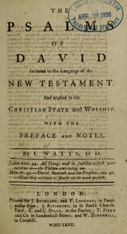 Tapa de Psalms of David