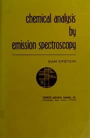 Tapa de Chemical analysis by emission spectroscopy