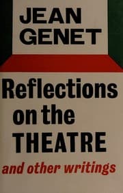 Tapa de Reflections on the theatre, and other writings