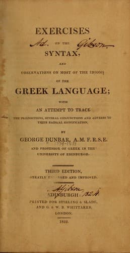 Tapa de Exercises on the syntax