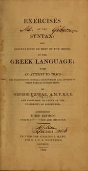 Tapa de Exercises on the syntax
