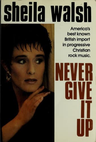 Tapa de Never give it up