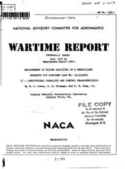 Tapa de Measurement Of Flying Qualities Of A De Havilland Mosquito F-8 Airplane (AAF No. 43-334960) II