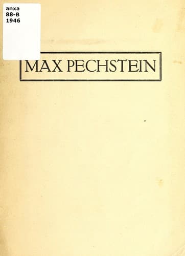 Tapa de Max Pechstein