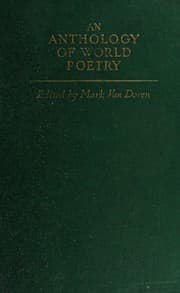 Tapa de An anthology of world poetry