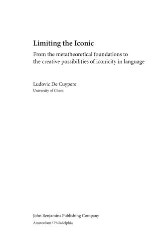 Tapa de Limiting the iconic