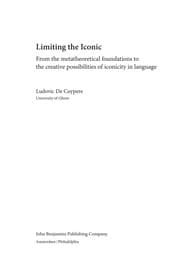 Tapa de Limiting the iconic