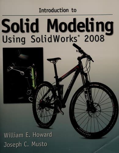 Tapa de Introduction to solid modeling using Solidworks 2008