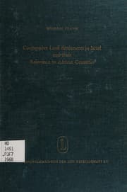 Tapa de Cooperative land settlements in Israel and their relevance to African countries
